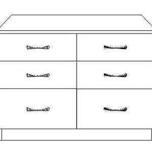 6 drawer chest