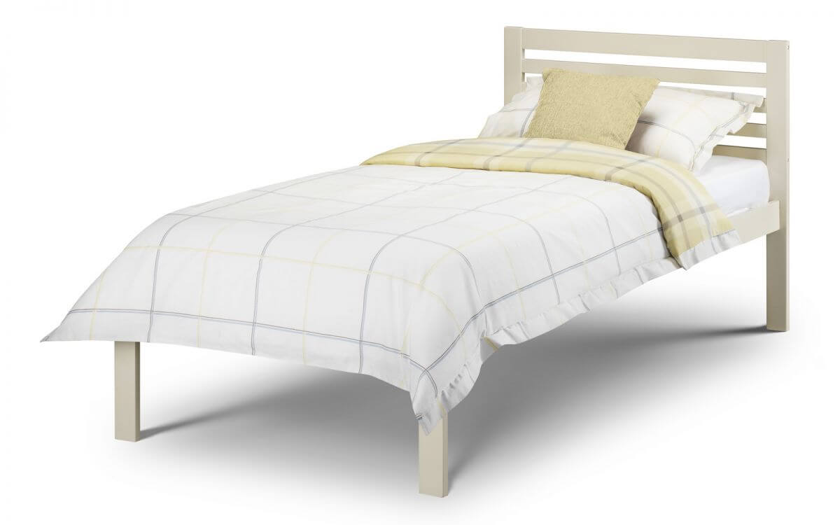 slocum 90cm bed stone white