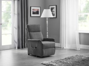 Helena Rise and Recline Chair - Charcoal