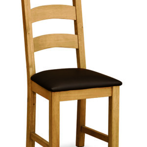 Salisbury Ladder Dining Chair with PU Seat