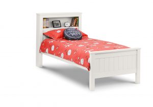 Maine Surf White 3' Bookcase Bed