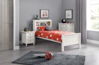 Maine Surf White 3' Bookcase Bed