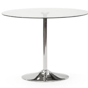 Orbit Dining Table Silver 90cm