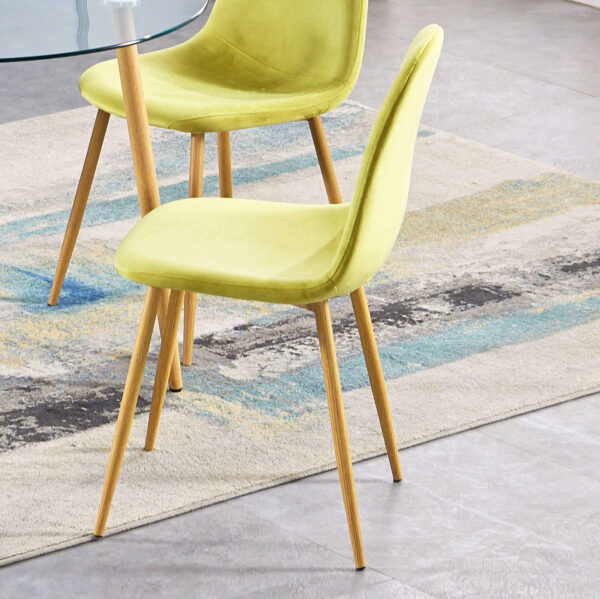 Oslo Green Velvet Chair
