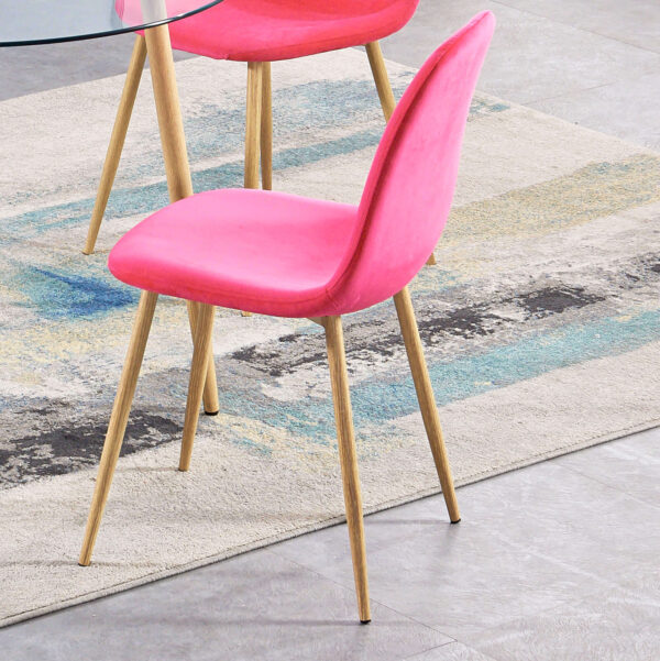 Oslo Pink Velvet Chair