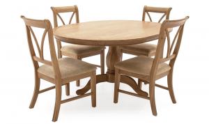 Carmen Fixed Round Dining Table