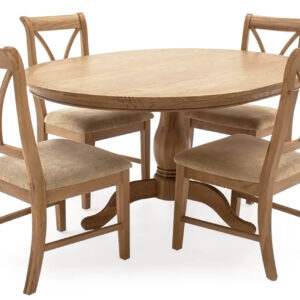 Carmen Fixed Round Dining Table