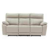 Positano-3-Seater-Electric-Recliner-Light-Grey-Staight-square