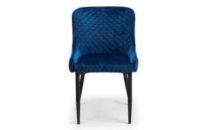 Luxe Blue Dining Chair