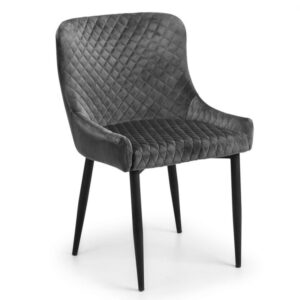 Luxe Grey Dining Chair