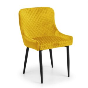 Luxe Mustard Dining Chair