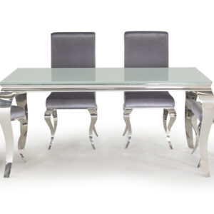 Louis White Dining Table 200cm