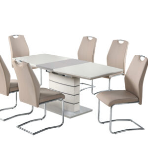 Elena Champagne Extending Dining Table