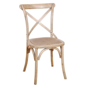 Cross Back Chair Natural