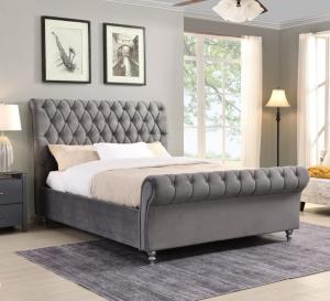 Kilkenny 4ft6 Grey Bed