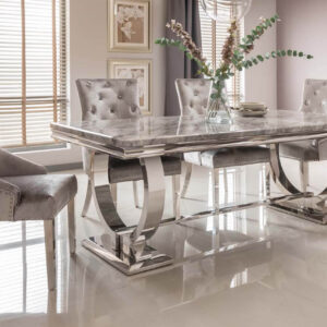 Arianna Grey Dining Table 180cm