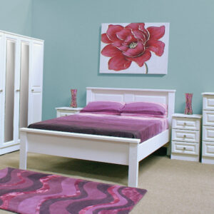 Avoca White 5' Bedroom Set