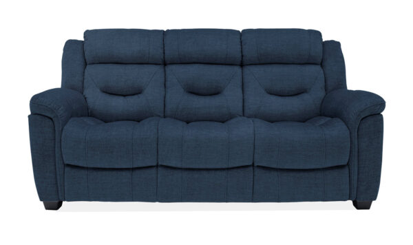 Dudley 3 Seater Fixed Blue