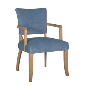 Duke Arm Chair Blue Velvet