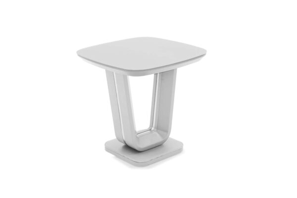 Lazzaro White Lamp Table