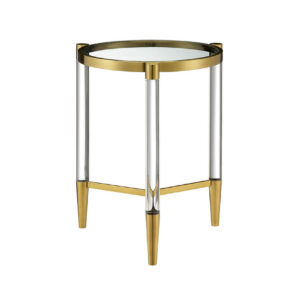 Marissa Lamp Table Circular Gold