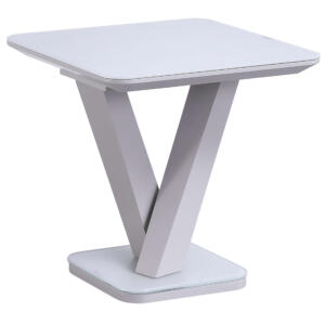 Rafael Lamp Table - Light Grey