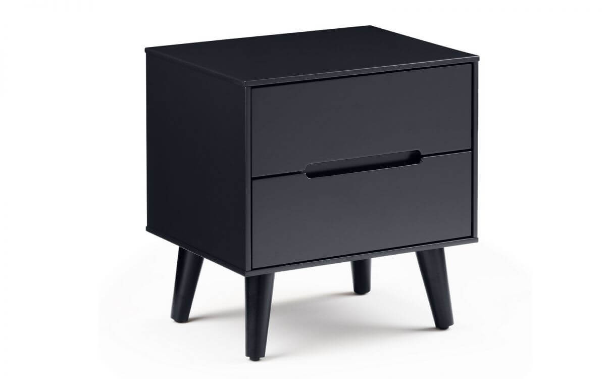 Alicia Bedside Table Anthracite