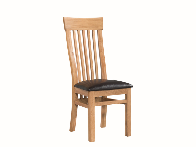 Treviso oak dining chair