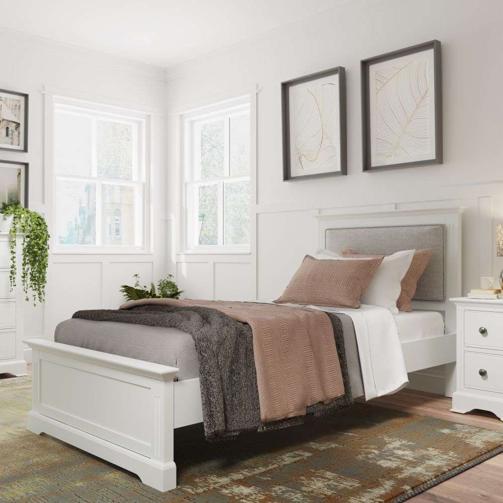Nora White 3’ Bed