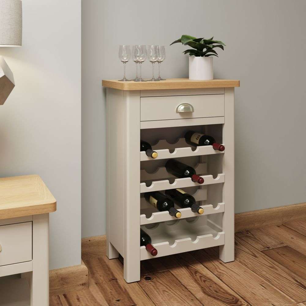 Ramma Grey Wine Cabinet