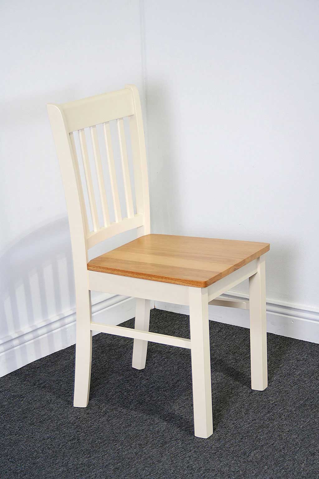 Thames Dining Chair – Cream and Oak