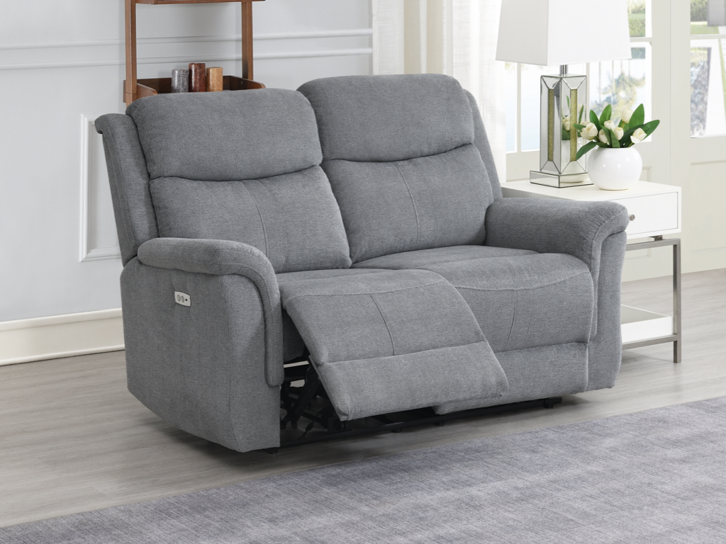 Faringdon 2 seater electric sofa in grey
