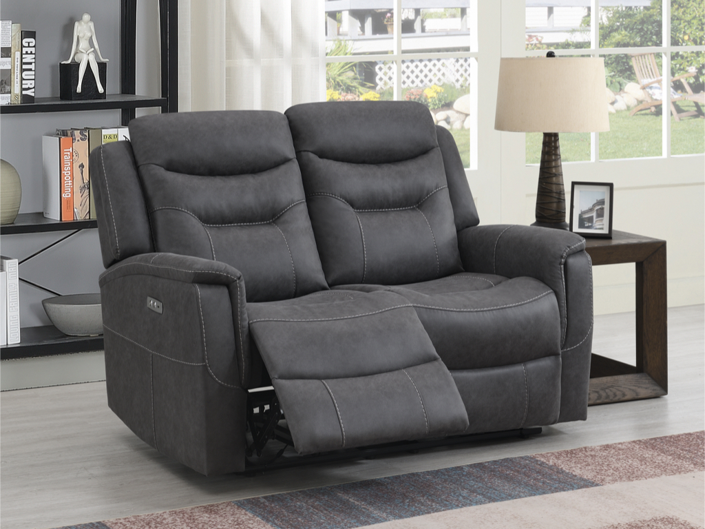 Harrogate 2 seater electric sofa in grey