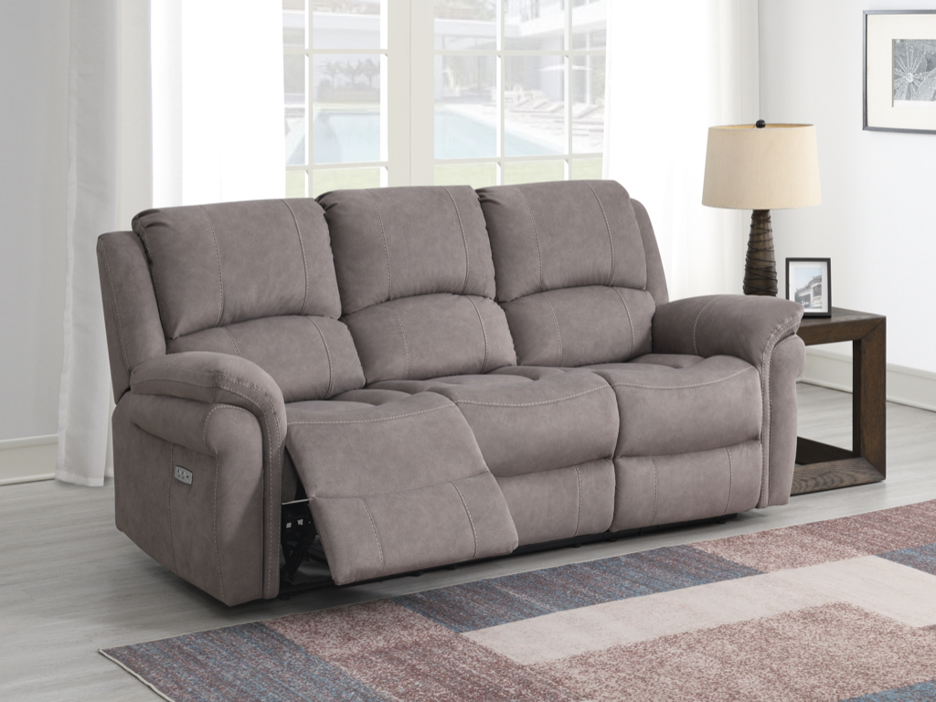 Wentworth 3 seater electric sofa in clay