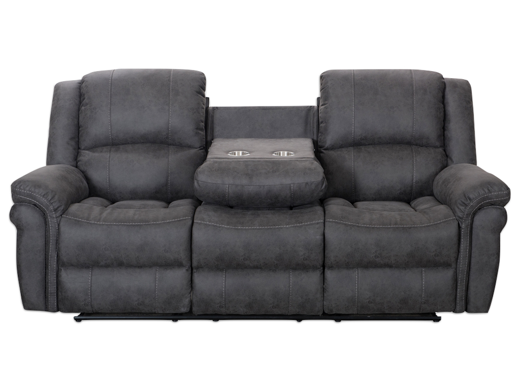Gloucester 3 seater Dark Grey (with console)