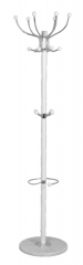 Hat and Coat Stand in White