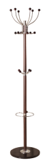 Hat and Coat Stand in Brown