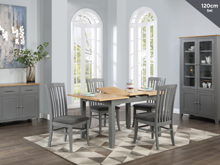 Rossmore Painted 120cm Butterfly Extension Dining Set