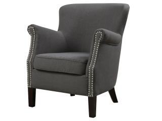 Harlow Armchair in Charcoal 