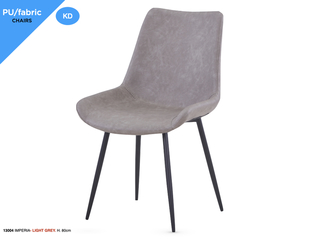 Imperia Dining Chair in Light Grey 