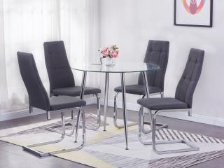 Nova Dining Set with 4 Chairs
