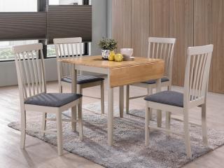 Altona Square Drop Leaf Dining Set with 4 Chairs