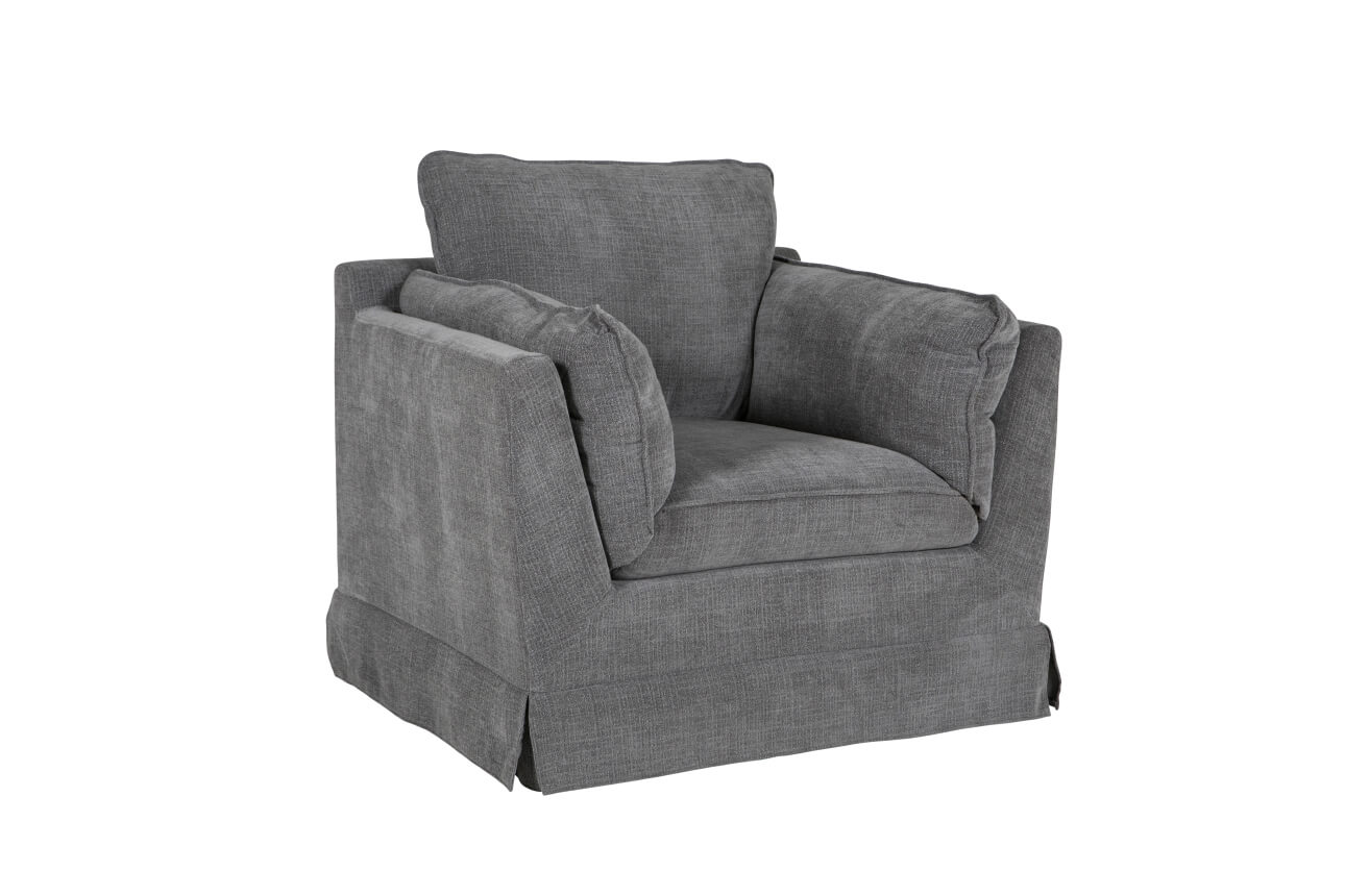Ali 1 Seater in Charcoal