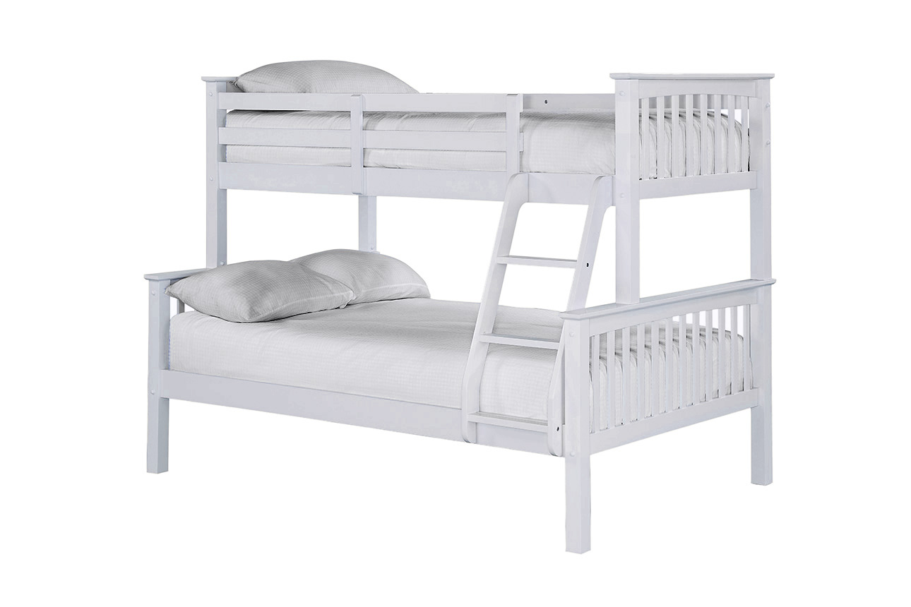 Bronson Bunk Bed 3’ and 4’6 White