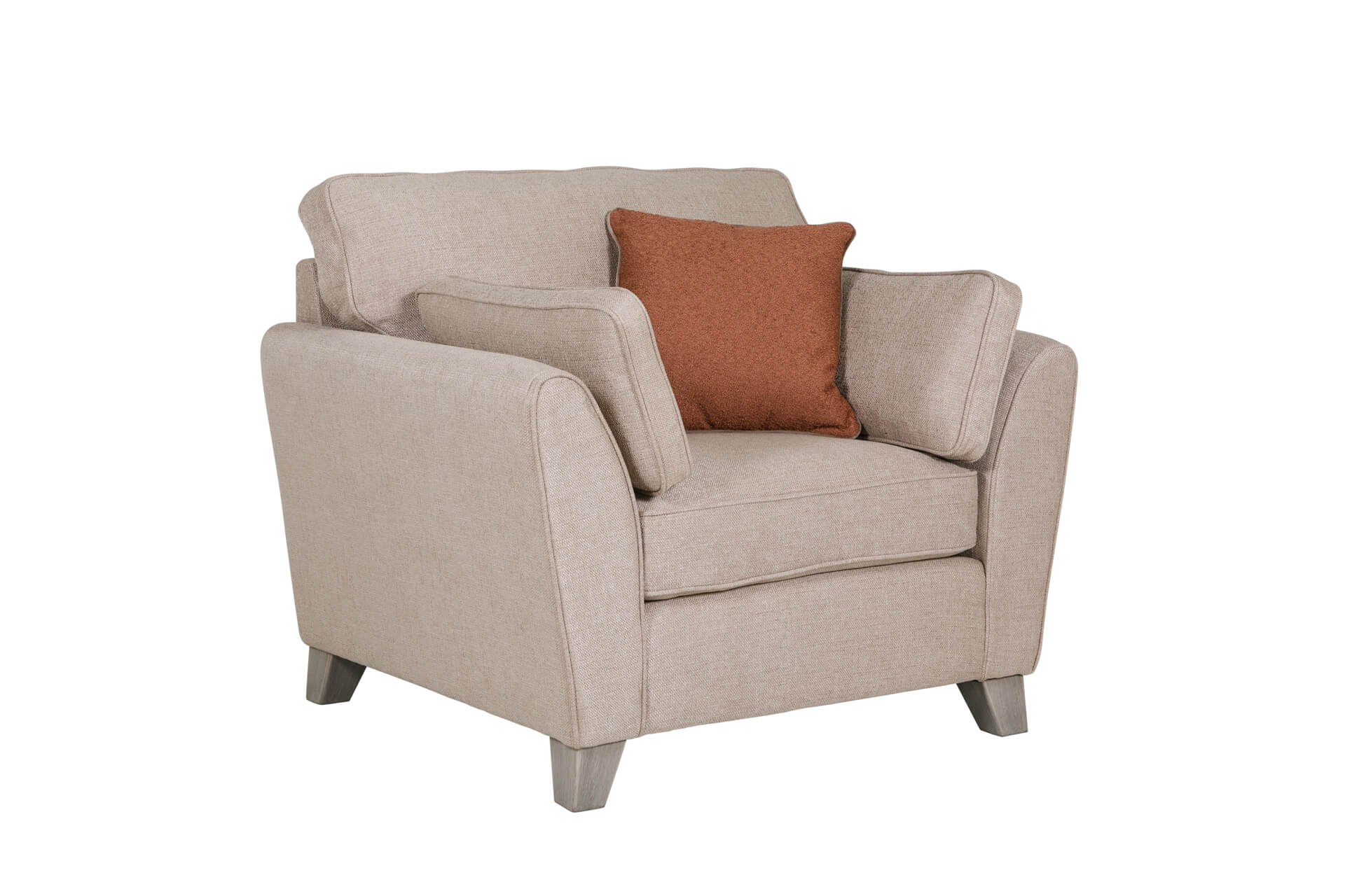 Cantrell 1 Seater – Biscuit