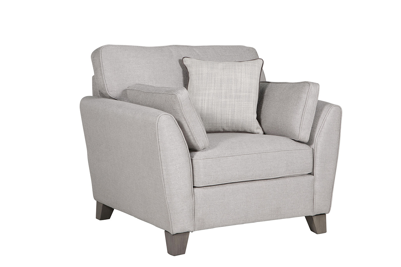 Cantrell 1 Seater – Light Grey