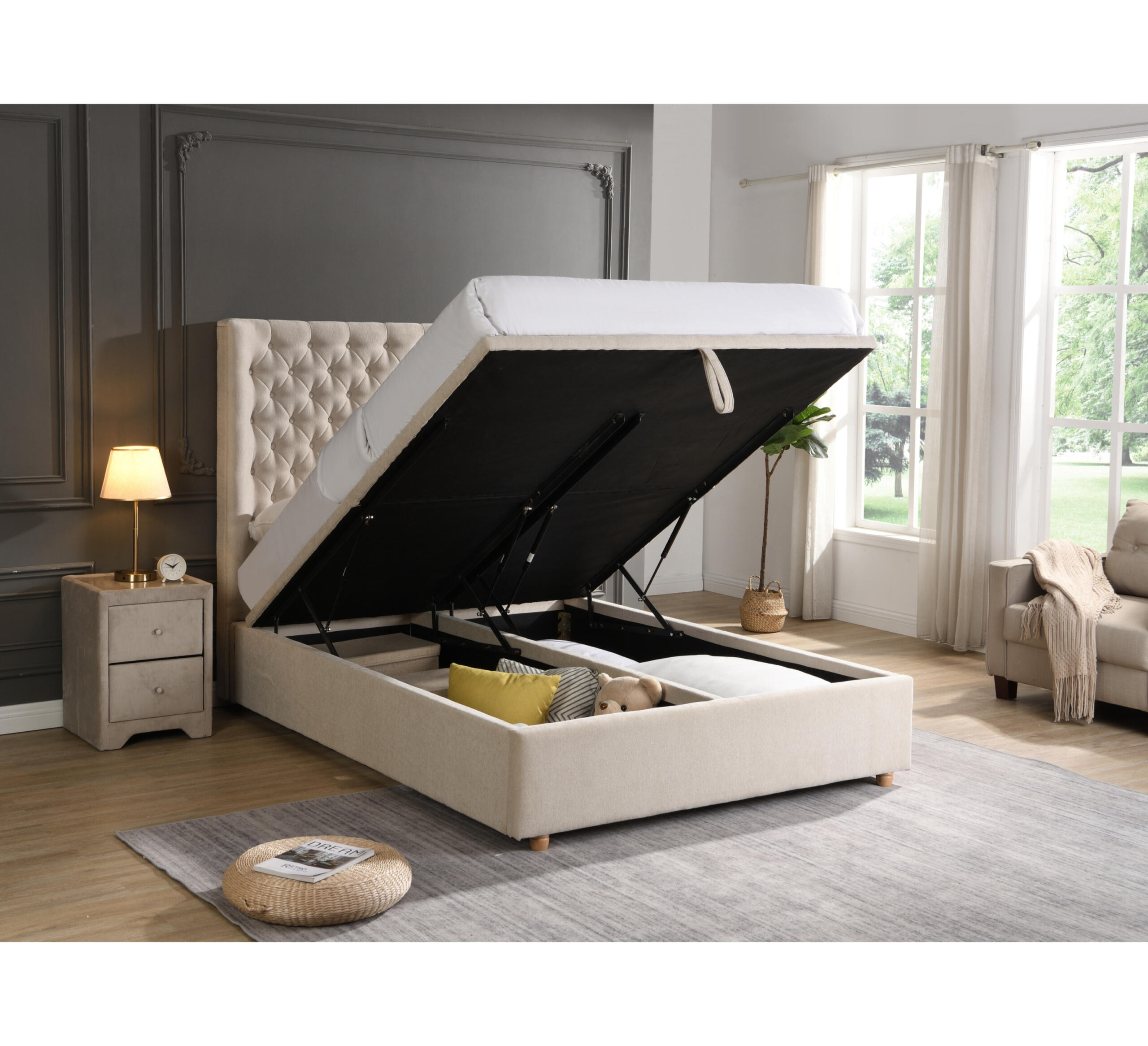 Emma Gas-Lift Bed 5ft