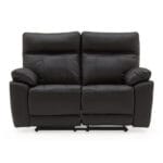 Positano 2 Seater Recliner - Black