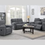 Belmont 3 + 2 suite in grey