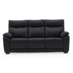 Positano 3 Seater Fixed - Black
